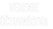 vedeniE 
účtovníctva
